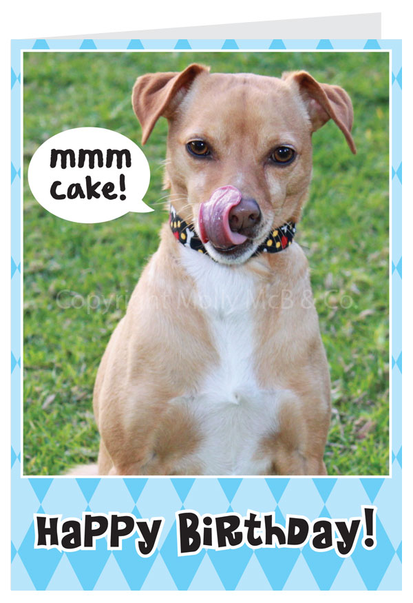 Happy Birthday Card - Dog