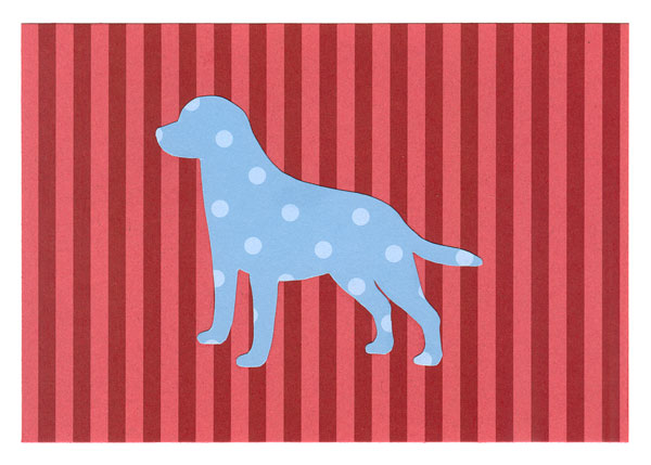 Labrador Retriever 5 1/8" x 7" Blank Card