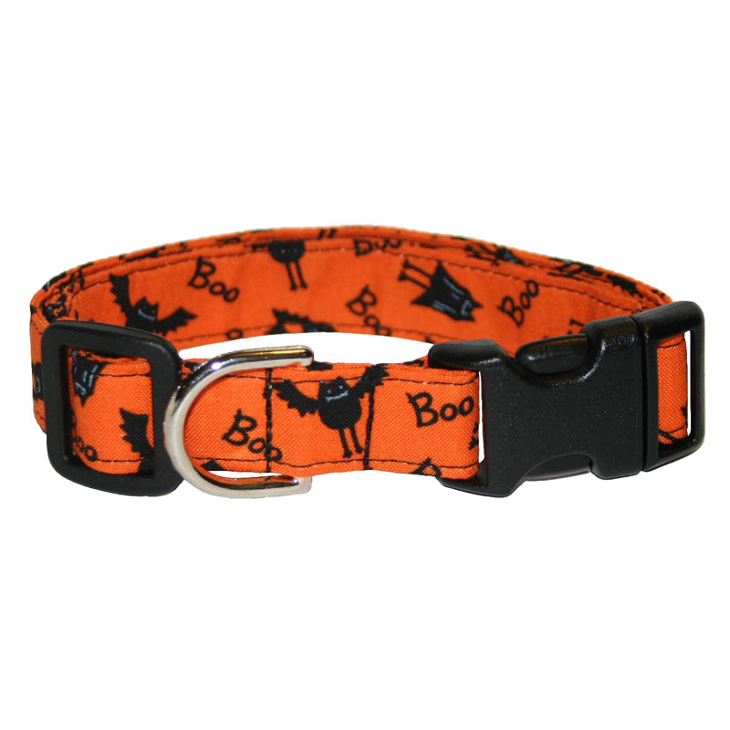 Bats & Boo Orange Collar