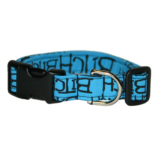 Bitch Teal Collar