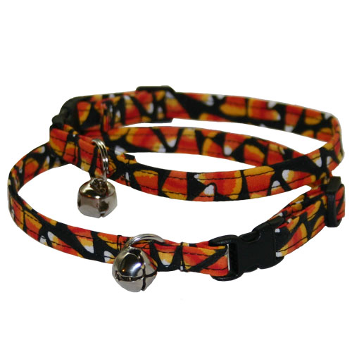 Candy Corn Cat Collar