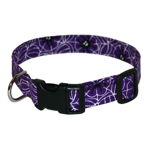 Spiderwebs Purple Collar