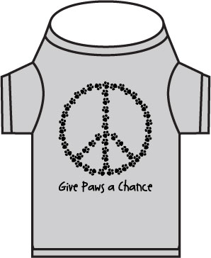 Give Paws a Chance Dog Shirt