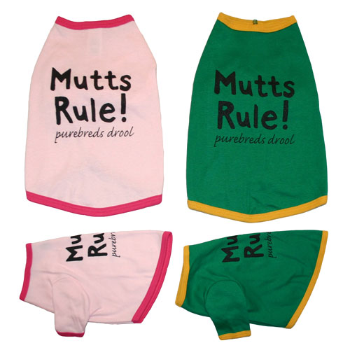 Mutts Rule! Purebreds Drool Dog Shirt