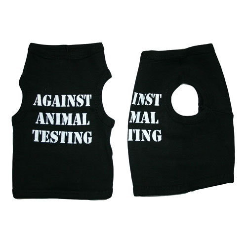 Against Animal Testing Dog Tank Top