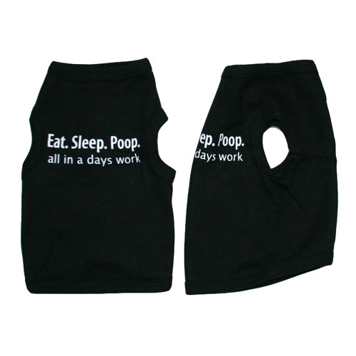 Eat. Sleep. Poop. all in a days work Dog Tank Top