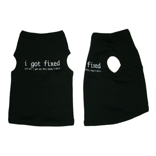 I Got Fixed Dog Tank Top