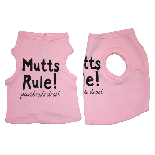 Mutts Rule! Purebreds Drool Dog Tank Top