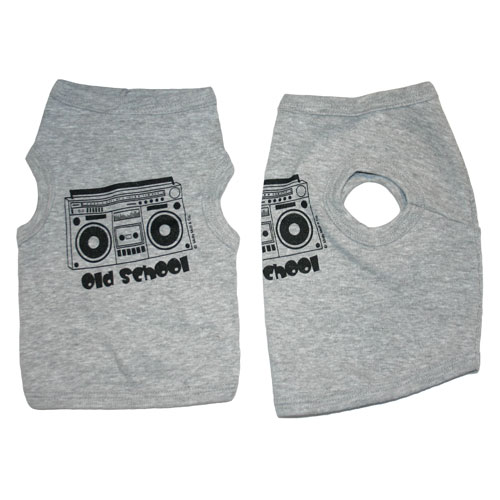 Old School Boombox Dog Tank Top