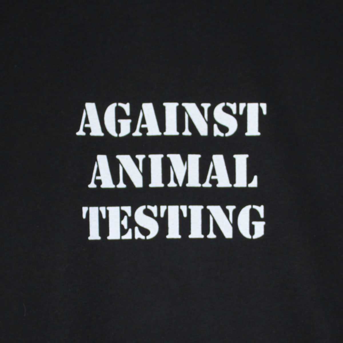 Against Animal Testing Mens/Unisex Tee