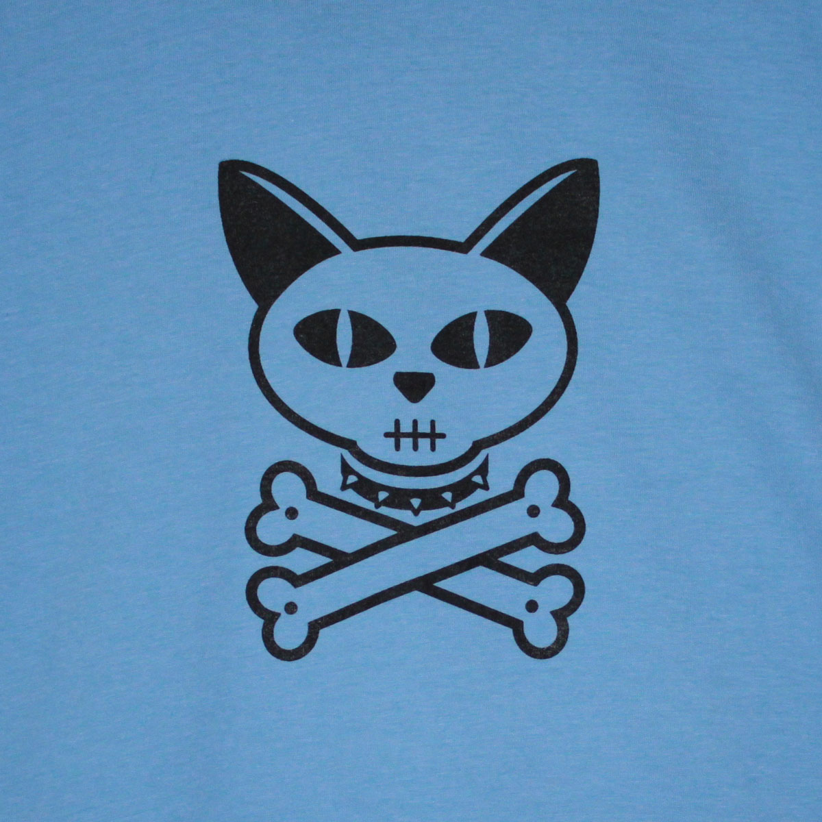 Cat Skull & Crossbones Mens/Unisex Tee
