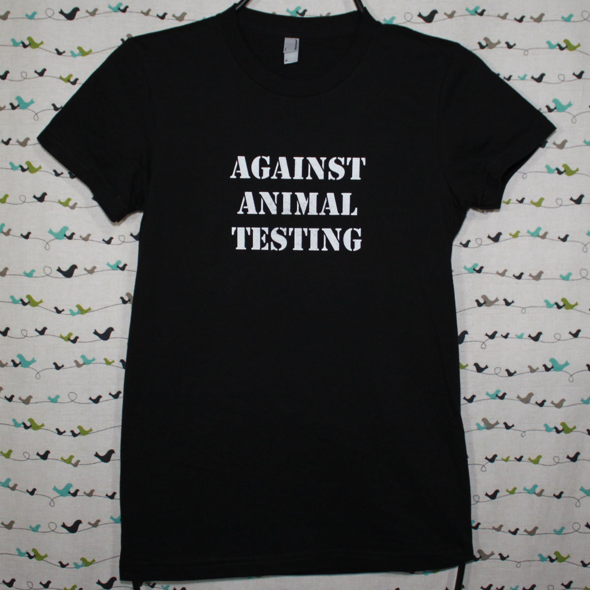 Against Animal Testing Womens Tee