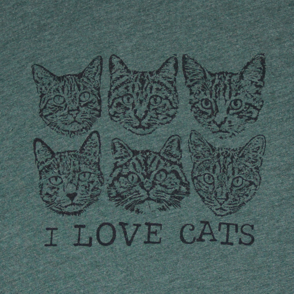 I Love Cats Mens/Unisex Tee