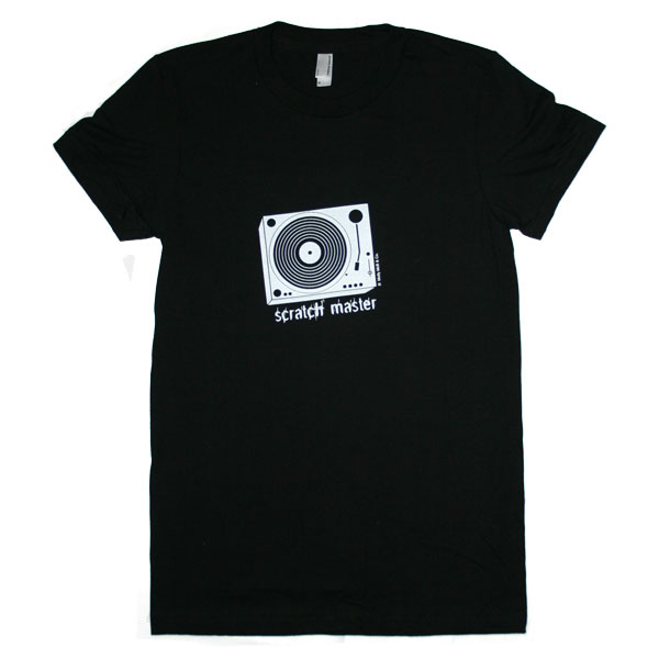 Scratch Master Turntable Womens Tee